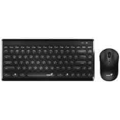 Genius Sada klávesnice s myšou LuxeMate Q8000, CZ/ SK - černá