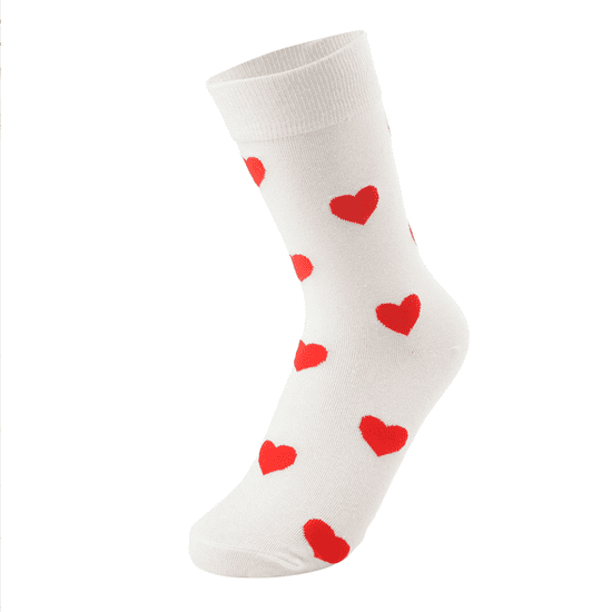 GFT Zamilované ponožky - biele