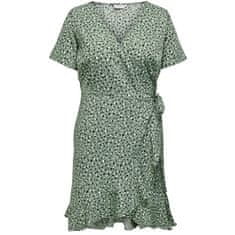 Only Carmakoma Dámske šaty CARLIVIA Regular Fit 15252210 Hedge Green (Veľkosť 3XL)