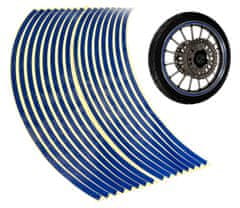APT Reflexné pásky na kolesá - modrej, AG555A