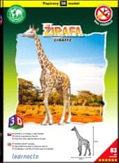 Žirafa – Papierový 3D model/83 dielikov