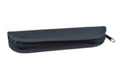Puzdro jednofarebné SM - 6 gumičiek čierna antracit