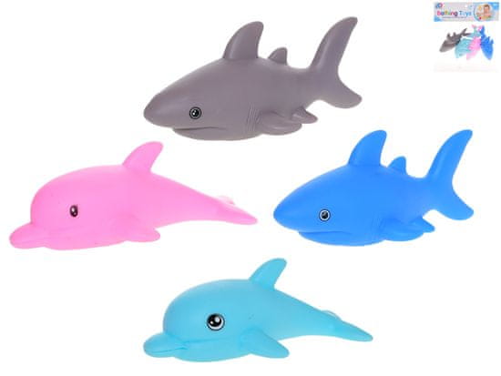 Morské zvieratká do vane 14 cm 4 ks