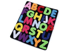 Filcová tabuľka s číslicami a abecedou - multikolor písmená