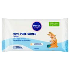 Nivea BABY 99% Pure Water Čistiace obrúsky 57 ks