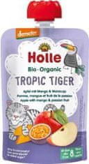 Holle Tropic Tiger Bio ovocné pyré jablko, mango a maracuja, 100 g (8 m+)