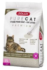 Zolux Podstielka PURECAT mineral Premium 15l