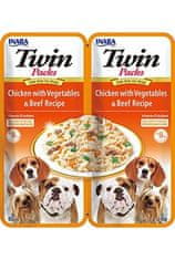 churu Chúru Dog Twin Packs Chick&Veg. & Beef in Broth 80g