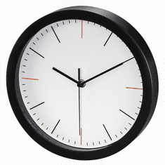HAMA MaxR, nástenné hodiny, priemer 25 cm, tichý chod, biele