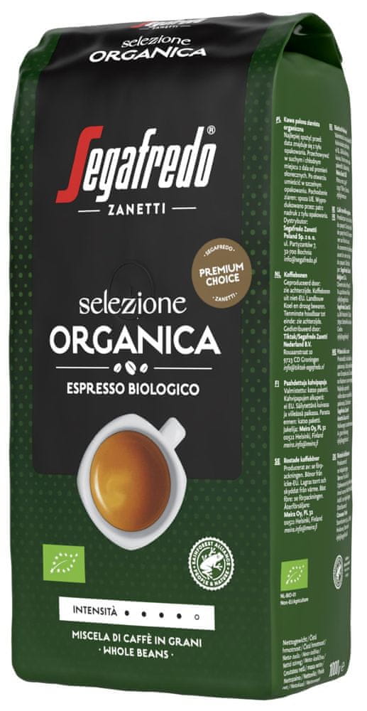WEBHIDDENBRAND Zrnková káva Segafredo Selezione Organica, 1 kg