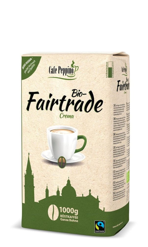 WEBHIDDENBRAND Zrnková káva Cafe Peppino - Bio Fairtrade, 1 kg