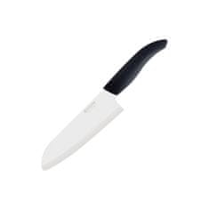 Kyocera keramický profesionálny kuchynský nôž s bielou čepeľou 16 cm/ čierna rukoväť