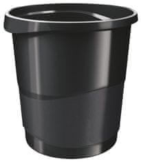 Esselte Odpadkový kôš VIVIDA - plastový, čierny, objem 14 l