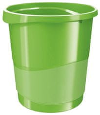 Esselte Odpadkový kôš VIVIDA - plastový, zelený, objem 14 l