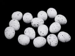 Dekoračné prepeličie vajíčka na aranžovanie - biela