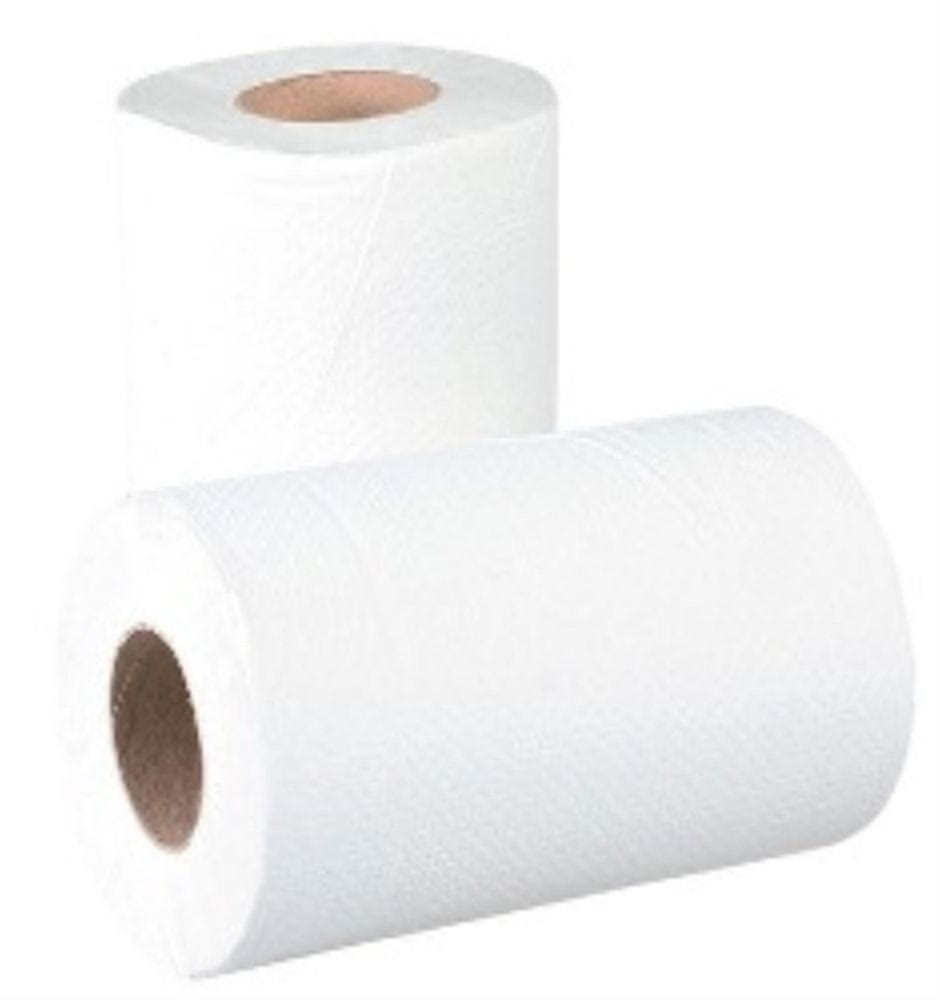 WEBHIDDENBRAND Papierové uteráky v rolke Midi - 2 vrstvové, celulóza, 6 roliek