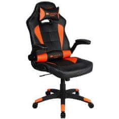 Canyon VIGIL herná stolička čierno-oranžová