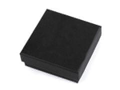Škatuľka na šperky 9x9 cm - čierna mat