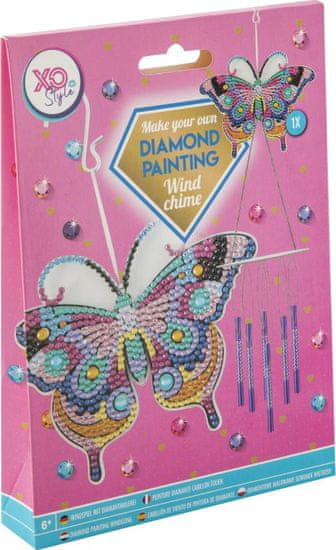 Grafix Diamantové maľovanie Zvonkohra Motýľ