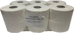 Toaletný papier Jumbo, dvojvrstvový, celulóza, 12 roliek
