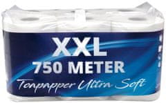 Toaletný papier XXL 2vrstvový, 750 m