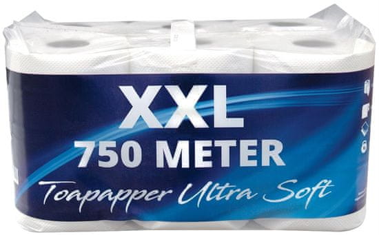 Toaletný papier XXL 2vrstvový, 750 m
