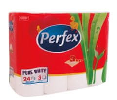 Toaletný papier Perfex - 3vrstvový, 24 roliek
