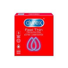 Durex Feel Thin Extra Lubricated 3 ks