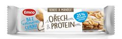 Tyčinka Emco - orech & proteín, kokos a mandle, 35 g