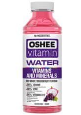 Vitamínová voda OSHEE - strapec a pitaya, 6x 555 ml