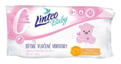 LINTEO BABY vlhčené obrúsky Soft & Cream 24 ks