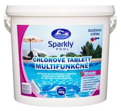 Chlórové tablety do bazéna 5v1 multifunkčné 200g 5 kg