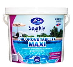 Sparkly POOL Chlórové tablety do bazéna MAXI 3 kg
