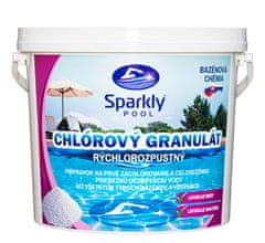 Sparkly POOL Chlórový granulát 3 kg