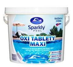 Sparkly POOL Oxi kyslíkové tablety do bazéna MAXI 200g 3 kg
