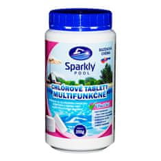 Sparkly POOL Chlórové tablety do bazéna 5v1 multifunkčné 200g 1 kg