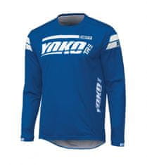 YOKO Motokrosový dres TRE modrá L