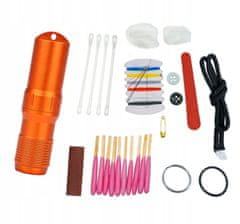 Verk XT1123 Vodotesná hliníková kapsula Survival Kit COLOR