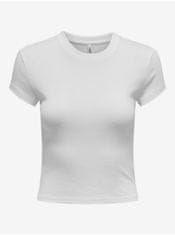 ONLY Biele dámske basic tričko ONLY Elina XS