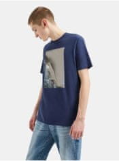 Tmavomodré pánske tričko Armani Exchange M
