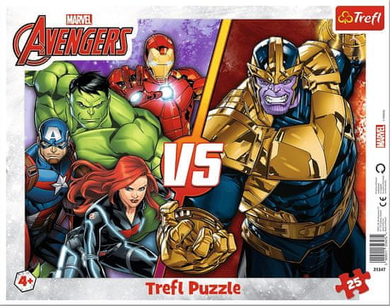 Trefl Puzzle Nepremožiteľný tím Avengers 25 dielikov