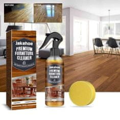 HOME & MARKER® Prémiový prírodný sprej na opravu a leštenie nábytku a dreva (1 x 120 ml + hubka) | BEEPOLISH