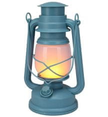 Lampáš s LED plameňom 24 cm modrá