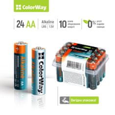 ColorWay Batérie ColorWay Alkaline Power AA, 24ks (CW-BALR06-24PB)