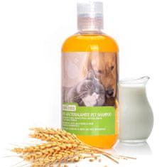 EDANTI 2X Šampón Pre Psov A Mačky Antibakteriálny Proti Roztočom + Rukavica Kefa Na Umývanie Psov A Mačiek