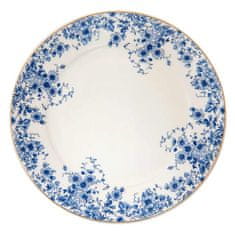 Clayre & Eef porcelánový jedálenský tanier BLUE FLOWERS BFLFP