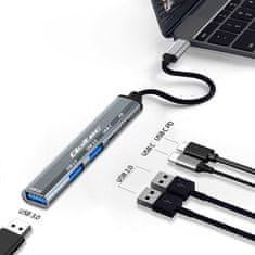 Qoltec Hub Adapter USB-C 3.1 5in1