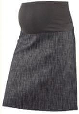 Gregx Elegantní těhotenská sukně DENIM - granát - XXXL (46)