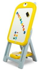 TOYZ Dětská magnetická tabule se stolečkem TOYZ TED - žlutá