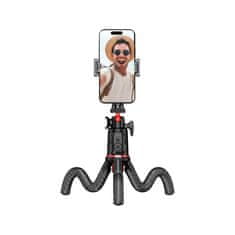 Tech-protect L07S Flexible bluetooth selfie tyč so statívom, čierna